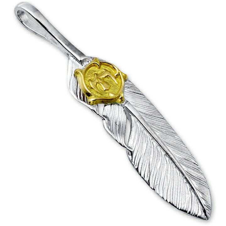楽天市場】【鷲見太郎 Pendant ペンダント】Sフェザーペンダント02 w  