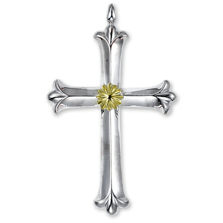 楽天市場】【鷲見太郎 Pendant ペンダント】クロスペンダントw/ K18 