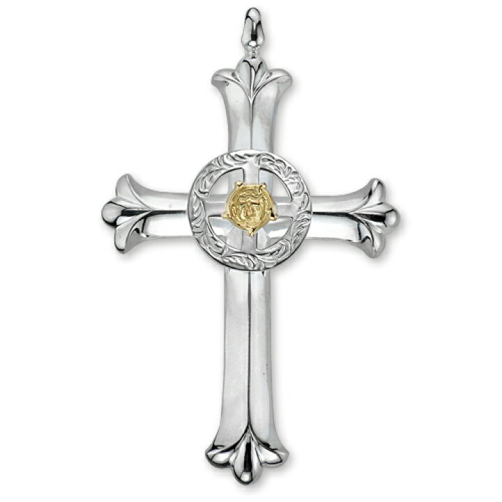 楽天市場】【鷲見太郎 Pendant ペンダント】クロスペンダントw/K18