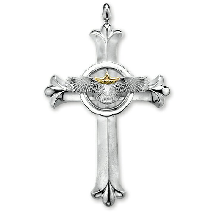 楽天市場】【鷲見太郎 Pendant ペンダント】クロスペンダントw/K18YG 