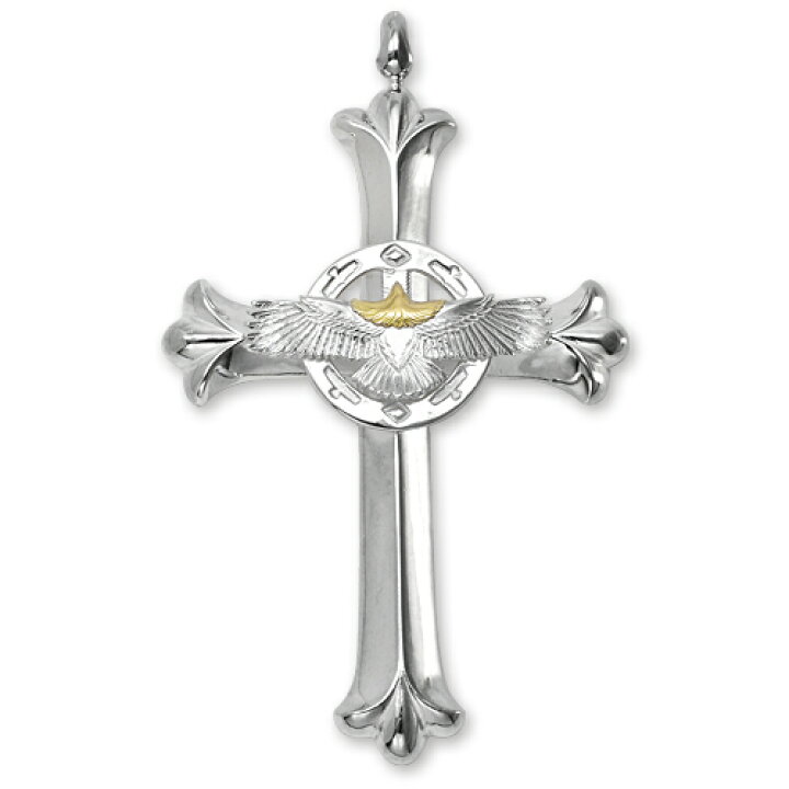 楽天市場】【鷲見太郎 Pendant ペンダント】クロスペンダントw/K18 