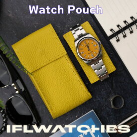 IFLW ウォッチポーチ 1本用 BISCOTTI LEATHER WATCH POUCH（ビスコッティ）IFLWatches 時計ケース 本革ケースアイエフエル ウォッチケース 収納ケース 腕時計用高級 腕時計