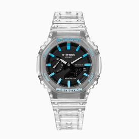 CasiOak Glacier (カシオーク/クリアブルー）G-Shockシリーズ　Gショック IFLW ウォッチ 腕時計1本 防水 rolex ロレックス インテリア 収納 フランクミューラー オメガ ルイヴィトン グッチ ブライトリング カシオ GA-2100 45mm