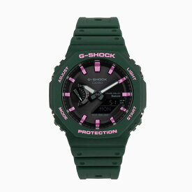 G-Shock CasiOak Grove Blossom (カシオーク/グローブブロッサム) IFLW ウォッチ 腕時計1本 防水 rolex ロレックス インテリア 収納 フランクミューラー オメガ ルイヴィトン グッチ ブライトリング カシオ 45mm G-Shock GA-B2100-3AER カーキ グリーン タフソーラー