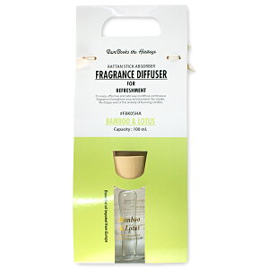 �g�X�_�C�X(tossdice) �o���u�[�����[�^�X(BAMBOO & LOTUS) �t���O�����X�E���[�h�f�B�t���[�U�[ 100ml �v���[���g ���̓� ���b�s���O �F����