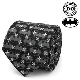 ネクタイ ネクタイ女子 メンズ 紳士 シルク DC Batman Cross Black Silk Men's Tie バットマン DC クロス ブラック ロゴ ブラック DC-BM-CB-TR