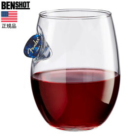 BENSHOT ベンショット Fender フェンダー ワイングラス ワイン グラス ベンショット ピック ギター 443ml お酒 コップ グラス 米国製 ハンドメイド 宅飲み