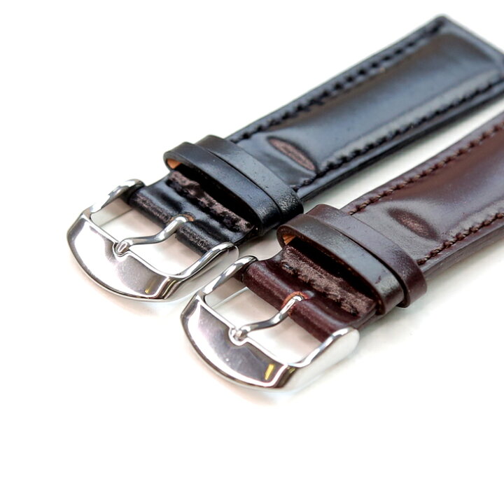 楽天市場】腕時計 ベルト ドイツ FLUCO フルーコ Horween Shell Cordovan ホーウィン シェル コードバン 馬革 18mm 20mm 22mm ブラック ブラウン : 時計ベルトの専門店クロノワールド