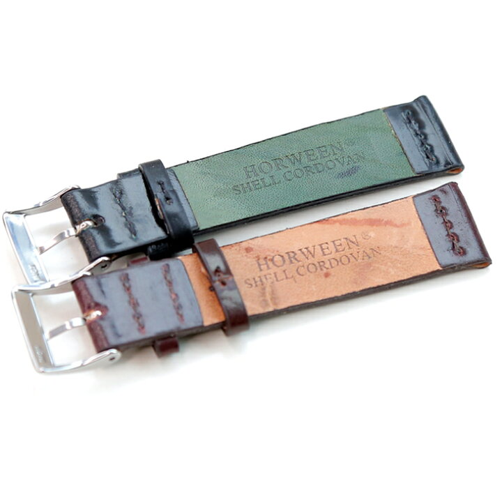 訳ありセール 時計 ベルト Accurate Form アキュレイトフォルム Horween Shell Cordovan ホーウィン シェル コードバン レザーベルト Fucoa Cl