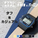 時計屋さんがカスタムしたCASIO F-91W アダプター＆パーロンストラップ 当店オリジナルのチプカシカスタム！ミルスペックコンプリート