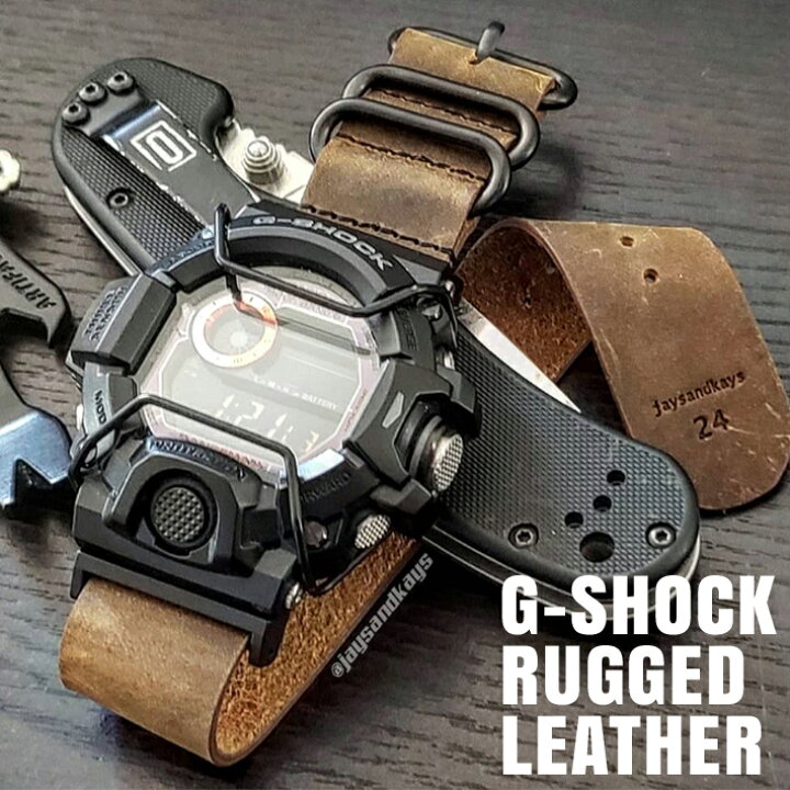 楽天市場】G-SHOCK Gショック専用 ラギッド レザーベルト 【引き通し 