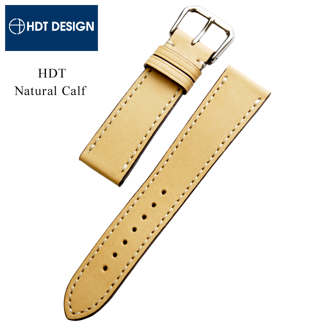 楽天市場】腕時計 ベルト バンド HDT DESIGN Natural Calf ヌメ革 