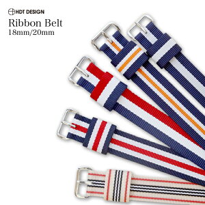 y݌Ɍzrv xg oh US Type Ribbon belt {xg HDT DESIGN 16mm 18mm 20mm iC ubN lCr[ u[zCg x[W Xgbv _jGEFg DW