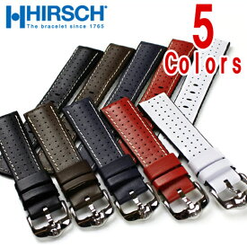 ＼ポイント10倍／ 【交換工具・ばね棒つき】 腕時計 ベルト HIRSCH ヒルシュ Performance Collection TIGER パフォーマンスコレクション タイガー レザー革 18mm 20mm 22mm 24mm ブラック ブラウン ブルーホワイト
