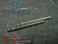 腕時計 ベルト 工具 パーツ 修理 スイス ステンレス製 1.80mm径 バネ棒 ばね棒 【2本セット】16mm 18mm 1…