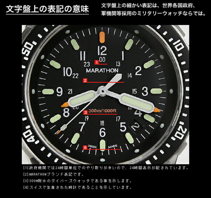 楽天市場】時計 腕時計 ミリタリーウォッチ アメリカ軍 MARATHON JSAR 