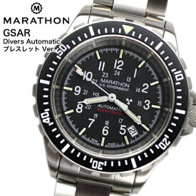 時計 腕時計 ミリタリーウォッチ アメリカ軍 MARATHON GSAR Automatic Divers 300M マラソン ジーサー 自動巻き ブレスレット・バージョン WW194006 316Lステンレス