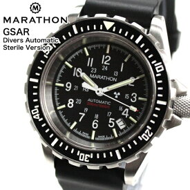 【U.S. GOVERNMENT無し】 時計 腕時計 ミリタリーウォッチ アメリカ軍 MARATHON GSAR Automatic Sterile Divers 300M マラソン ジーサー ステライル 自動巻き WW194006NGM 316Lステンレス