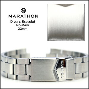 ݌Ɍ聡 rv xg oh ~^[EHb` AJR MARATHON Divers Bracelet No-Mark }\ _Co[Y m[}[NuXbg 22mm 316LXeX