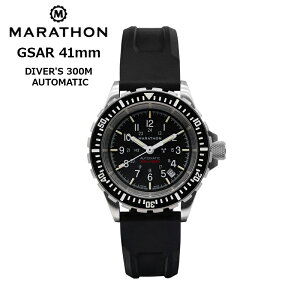 ���v �r���v �~���^���[�E�H�b�` �A�����J�R MARATHON 41mm GSAR DIVER'S 300M AUTOMATIC �}���\�� �W�[�T�[ �������� WW194006SS-0130 316L�X�e�����X