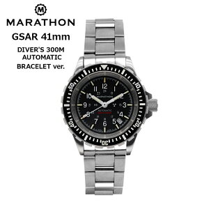 ���v �r���v �~���^���[�E�H�b�` �A�����J�R MARATHON GSAR Automatic Divers 300M �}���\�� �W�[�T�[ �������� �u���X���b�g�E�o�[�W���� WW194006SS-0112 316L�X�e�����X