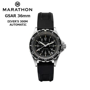 ���v �r���v �~���^���[�E�H�b�` �A�����J�R MARATHON GSAR 36mm Automatic Divers 300M �}���\�� �W�[�T�[ �������� WW194026SS-0130 316L�X�e�����X