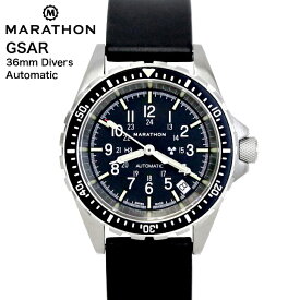 時計 腕時計 ミリタリーウォッチ アメリカ軍 MARATHON GSAR 36mm Automatic Divers 300M マラソン ジーサー 自動巻き WW194026 316Lステンレス