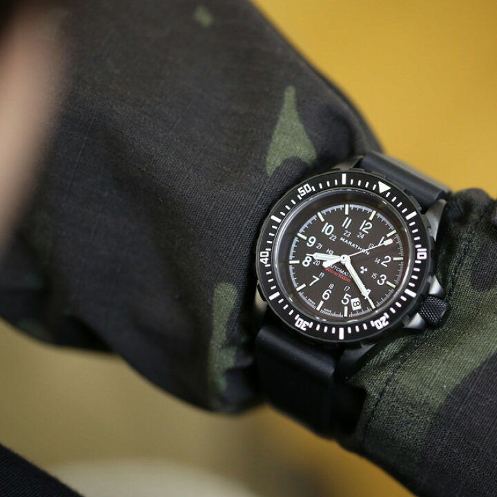 楽天市場】時計 腕時計 ミリタリーウォッチ アメリカ軍 MARATHON GSAR 