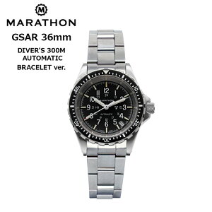���v �r���v �~���^���[�E�H�b�` �A�����J�R MARATHON GSAR 36mm Automatic Divers 300M �}���\�� �W�[�T�[ �������� WW194026SS-0108 316L�X�e�����X �u���X���b�g�o�[�W����