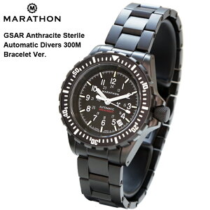 v rv ~^[EHb` AJR MARATHON GSAR Anthracite Sterile Automatic Divers 300M }\ W[T[ AXTCgXeC uXbgo[W  WW194006BKBRACE