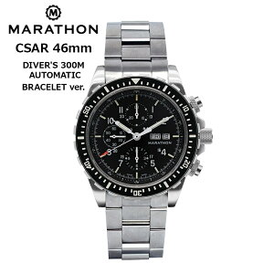 ���v �r���v �~���^���[�E�H�b�` �A�����J�R MARATHON CSAR Chronograph Automatic 300m �}���\�� �V�[�T�[ �N���m�O���t �������� �I�[�g�}�`�b�N WW194014SS-0105 �u���X���b�g�o�[�W����