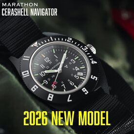 【予約受付中】MARATHON CERASHELL NAVIGATORセラシェル ナビゲーター 米軍公式採用 スイス製 ミリタリーウォッチ パイロットウォッチ Navigator WW194013 WW194001