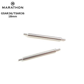 腕時計 ベルト 工具 パーツ 修理 アメリカ軍 MARATHON TSAR36mm GSAR36mm 専用 WP003008 バネ棒 ばね棒 18mm【2本セット】