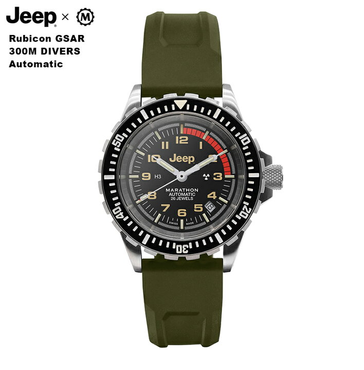楽天市場】時計 腕時計 JEEPコラボ MARATHON RUBICON GSAR 自動巻 