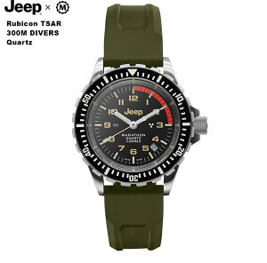 \10月30日まで【ポイント2倍】/腕時計 JEEPコラボ MARATHON RUBICON TSAR クォーツ WW194007SS-4101 ミリタリーウォッチ アメリカ軍 316Lステンレス