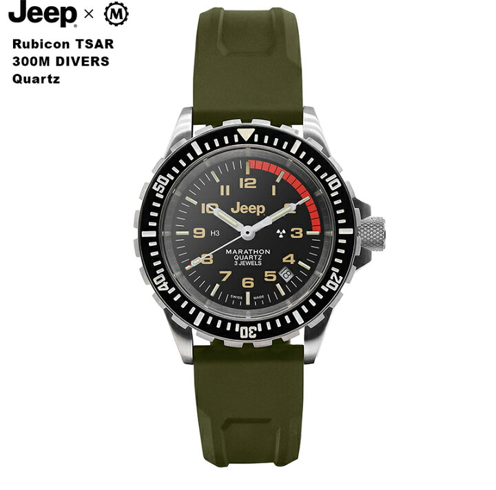 楽天市場】時計 腕時計 JEEPコラボ MARATHON RUBICON TSAR クォーツ 