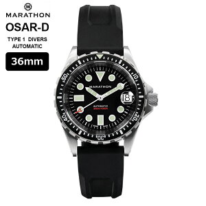 _1211܂Ły|Cg2{z^ v rv ~^[EHb` AJR MARATHON OSAR-D I[T[ 36mm WW194026SS-2030 Divers Automatic 300M