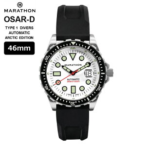 ���v �r���v �~���^���[�E�H�b�` �A�����J�R MARATHON OSAR-D ARCTIC EDITION �I�[�T�[ �A�[�N�e�B�b�N�G�f�B�V���� 46mm WW194037SS-2530 Divers Automatic 300M