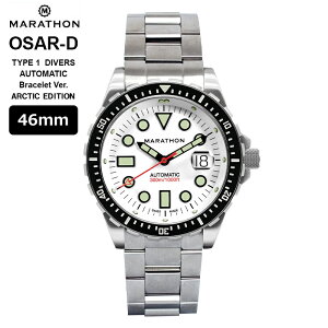 ���v �r���v �~���^���[�E�H�b�` �A�����J�R MARATHON OSAR-D ARCTIC EDITION �I�[�T�[ �A�[�N�e�B�b�N�G�f�B�V���� 46mm WW194037SS-2501 �y�u���XVer.�z Divers Automatic 300M