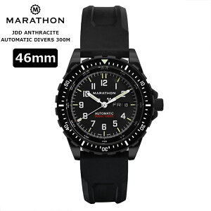 ���v �r���v �~���^���[�E�H�b�` �A�����J�R MARATHON ANTHRACITE JDD Automatic Divers 300M 46mm �}���\�� �A���X���T�C�g �������� WW194021BK-0130