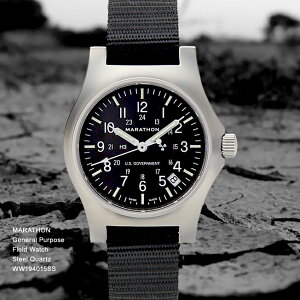�_6��18���܂Ń|�C���g2�{�^���v �r���v �~���^���[�E�H�b�` �A�����J�R MARATHON General Purpose Quartz with Date Stainless Steel Case WW194015SS-0101 �}���\�� �W�F�l�����p�[�p�X �N�H�[�c �f�C�g �X�e�����X