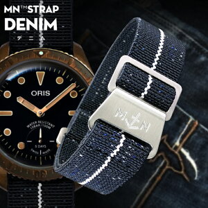yHE΂˖_z rv xg oh EHb` tX MN STRAP MARINE NATIONAL Erika's Originals }[iVi MNXgbv DENIM fj 20mm 22mm