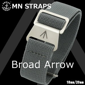 yHE΂˖_z rv xg oh EHb` tX MN STRAP MARINE NATIONAL Erika's Originals }[iVi MNXgbv 20mm Broad Arrow u[hA[ O[ ~^[
