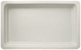 【ポイント16倍】ラックポーセレン ガストロノームパン 角型 深 1/1 スノーホワイト【メーカー直送】【オーブン】【レンジ】【洗浄機OK】 EBM vol.25[210-15]オーブンウェア