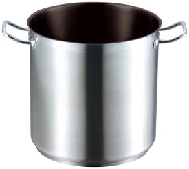 【ポイント20倍】EBM 18-8 プロシェフIH 寸胴鍋 20cm 蓋無ノンスティック【電磁調理器200V】 EBM vol.25[89-2]IH・ガス兼用鍋