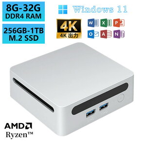 ~jPC Vi Windows11Pro ~jp\R AMD Ryzen3/5/7/9\CPU mini pc fXNgbvp\R officet y8G~32GB DDR4 SSD256GB~1TBzM.2NVMe VESAΉ y É ^ wifi6 BT5.2 ݒ ^ ?PS