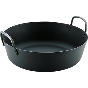 SS 島本製作所 日本製 国産 鉄揚げ物鍋22cm 天ぷら鍋  【あす楽対応】