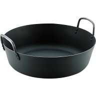 エムテートリマツ　燕三条　日本製　国産　MT　IH対応鉄揚げ物鍋24cm　天ぷら鍋　　　【あす楽対応】