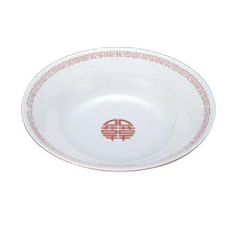 EBM-19-1507-12-001 ﾒﾗﾐﾝ中華食器 定番から日本未入荷 瑞祥 冷麺皿 新型 CA-19 皿 丼 メラミン食器 外赤内白 人気上昇中