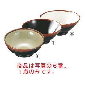 メラミン和食器 長次郎窯 そば丼 AN-65 大 W内白【食器】【カトラリー】【卓上用品】